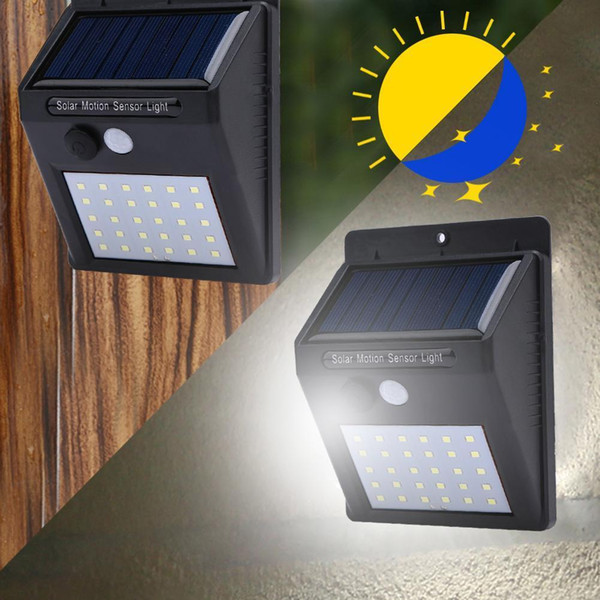 20LED 30Led Solar Power Led Sensor Wall Light Outdoor Waterproof Street Yard Path Home Garden Security Lamp