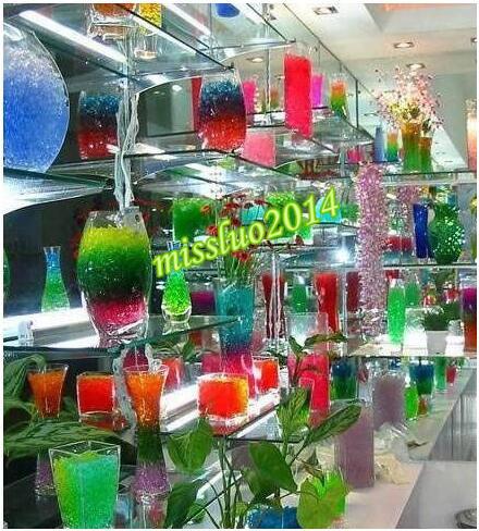 12 Colour Choose 6000Gram Magic Crystal Mud Soil Water Beads for Flower Garden Planting