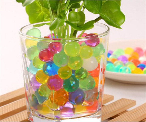 Soilless Gardening Crystal Mud Soil Big Water Beads Bio Gel Ball for Flowers Weeding Plants G348