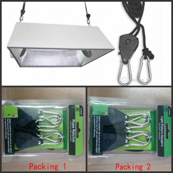 1 pack 2 pieces of 1/8 Rope Ratchet hanger plant lamp hanging on the Rope Lifting hook Ratchet hook free shipping