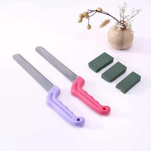 New Environmental Non-Slip Fresh Dry Flower Mud Knife Flower Soil Mud Knives Hand Tools For Gardening Flower Arrangement Tool Freeshipping