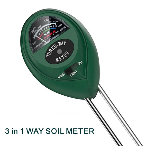 Help plant healthy growth Way Soil Meter Let You Quickly Grasp the Growth of Plants To Understanding Moisture/Light/PH Value.