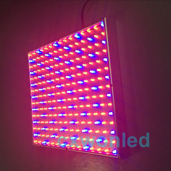 wholesale 220 LED Blue + Red Indoor Garden Hydroponic Plant Grow Light Panel 14 Watt + Hanging Kit DHL UPS Free shipping