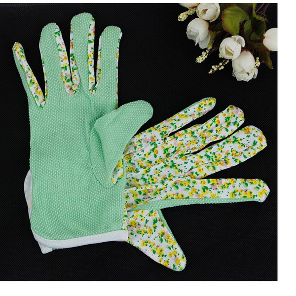 100% Cotton Antiskid Personal Workplace Safety Soft Jersey Women Gardening Working Gloves 4 colors Free Shipping WA0592