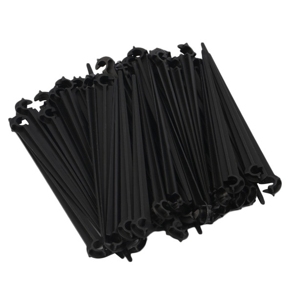 50Pcs 11cm Durable Plastic Hook Fixed Stems Support Holder for 4/7 Drip Irrigation Water Hose Drop Shipping