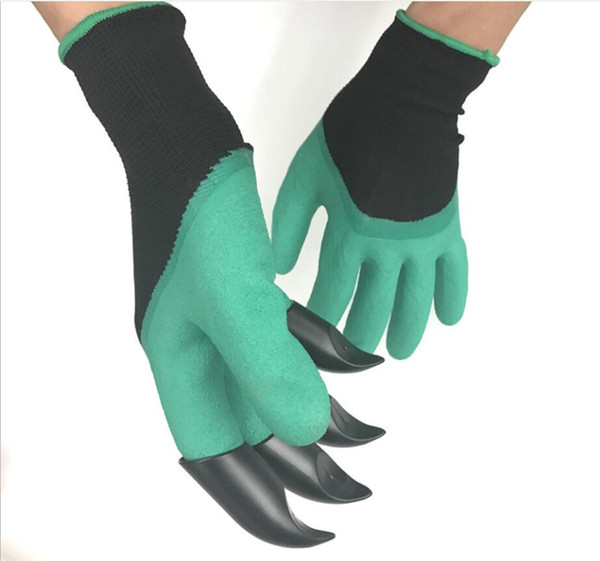 Garden Genie Gloves For Digging & Planting Unisex 4 Claws Easy Way To Garden Digging Planting Gloves Waterproof Resistant To Thorns TO666