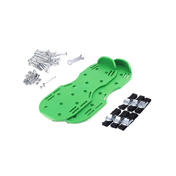 1 Pair Garden Zinc Alloy Lawn Spiked Shoes Scarifier Garden Tool Lawn Aerator Shoes Aerator Nail Shoe DropShip Shoe Epoxy Zinc Alloy VB