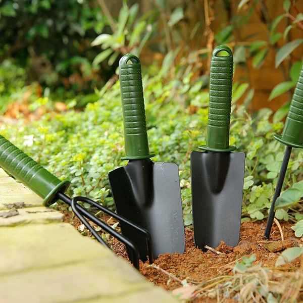 Garden Tools Three Piece Small Shovel Rake Spade Flower four-piece garden home vegetable shovel garden shovel gardening tools