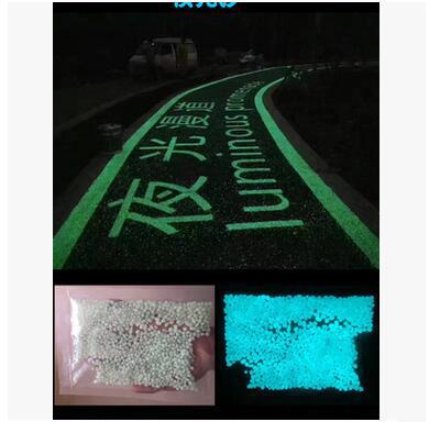 Wholesale Luminous Stone Sand Sidewalk Park Roads Fluorescent Gravel Luminous Sand Decorations Luminous Gravel DHL Free Shipping