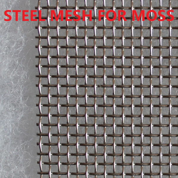 Stainless steel mesh for moss Live plants Aquatic Aquarium Fish tank Many sizes SMALL NO MOSS