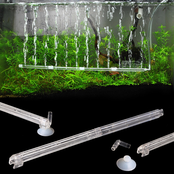 Aquarium Fish Tank Curtain Air Vent Bubble Bar Release Diffuser Set New Plastic Aquarium Fish Tank Accessories akvaryum dekor