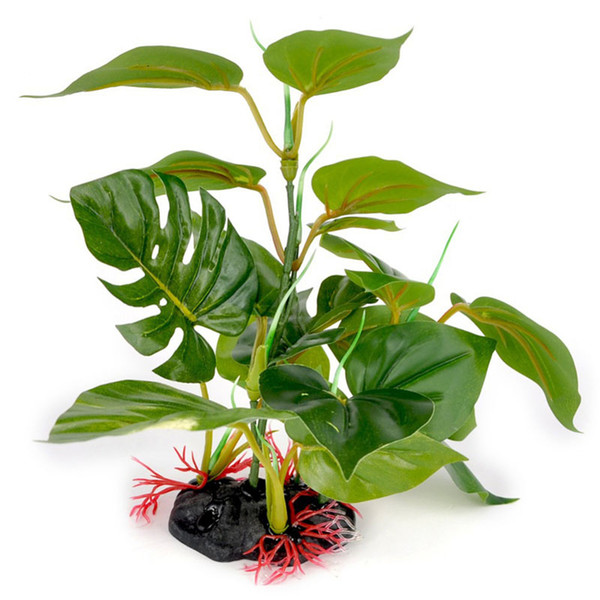 Ornament Artificial Green Plant For Fish Tank Aquarium Ornament Decor -W2 10