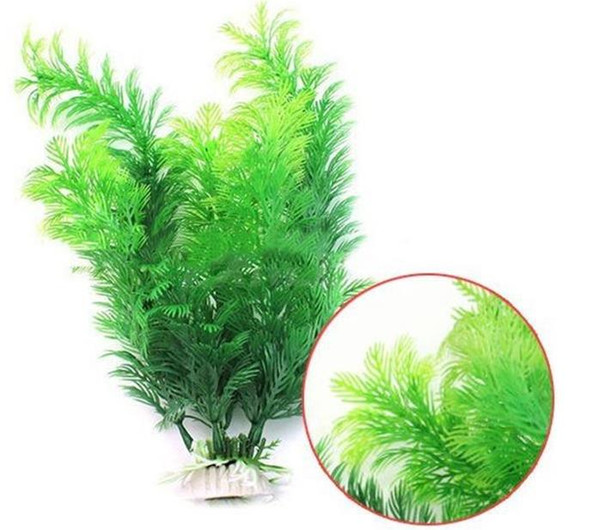 NEW Simulation aquatic plants Submarine Ornament Artificial Green Underwater Plant Fish Tank Aquarium Decor