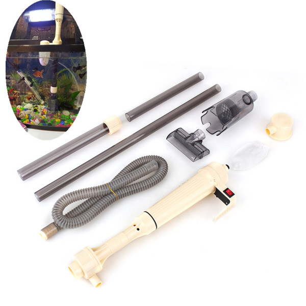 Aquarium Battery Syphon Operated Fish Tank Vacuum Gravel Water Filter Cleaner Siphon Fish Tank Tools Aquarium