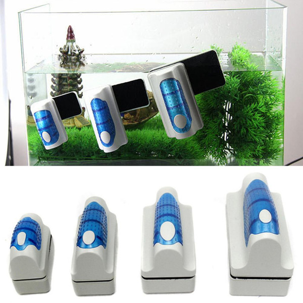 Magnetic Aquarium Fish Tank Glass Algae Scraper Cleaner Floating Brush magnetic brush aquarium tank fish aquarium tools