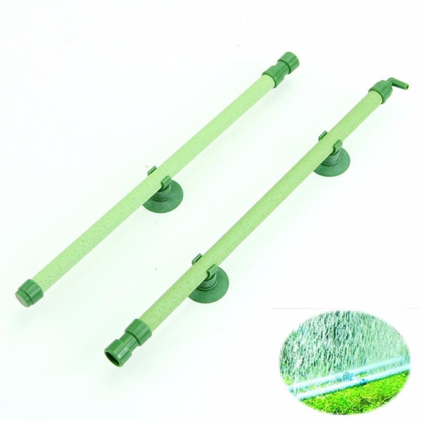 New Green Fish Tank Aquarium Air Stone Bubble Wall Tube 7