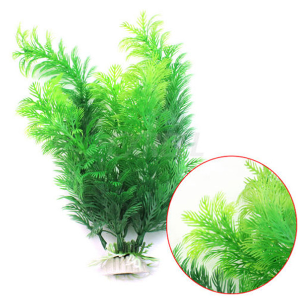 NEW Simulation aquatic plants Submarine Ornament Artificial Green Underwater Plant Fish Tank Aquarium Decor