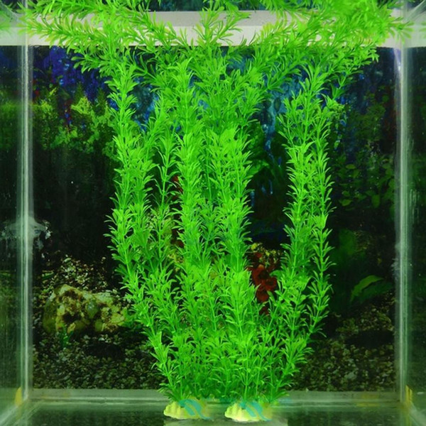 30cm Underwater Artificial Aquatic Plant Ornaments Aquarium Fish Tank Green Water Grass Decor Landscape Decoration