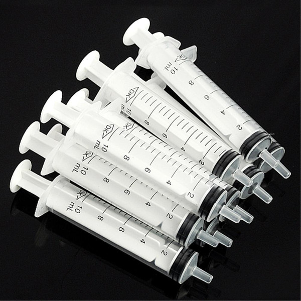 100PCS Sampler Injector Disposable Syringe 10ml For Measuring Nutrient Hydroponic free shipping