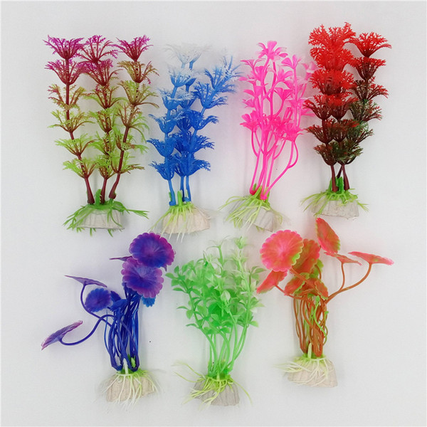 1 pcs Plastic Aquarium Plants Plantas Artificial Wonder Fish Plant Accessories Aquario Ornament Decor