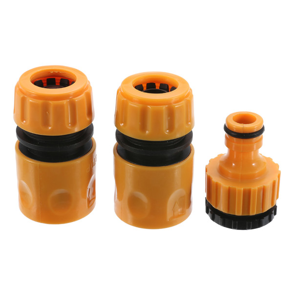 3Pcs Fast Coupling Adapter Drip Tape For Irrigation Hose Connector With 1/2