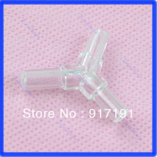 Free Shipping 10PCS/Lot Plastic Y Airline Connector Tubing Pipe For Aquarium