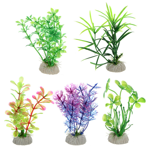 Wholesale New !!!! Lots 30PCS Artifical Green Grass Water Weeds Ornament Underwater Plant Fish Tank Decoration Aquarium