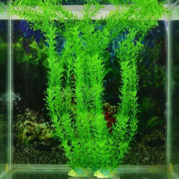 Underwater Artificial Aquatic Plant decor 30cm water grass ornaments aquarium fish tank green water grass decor landscape decorations