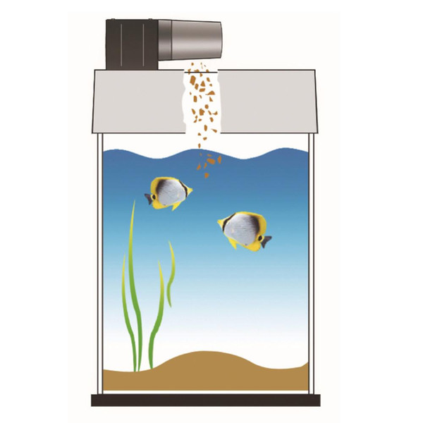 Automatic Fish Feeder Intelligent Programmable Mini Digital LCD Auto Fish Feeder Aquarium Tank Automatic Food Dispenser JJ16