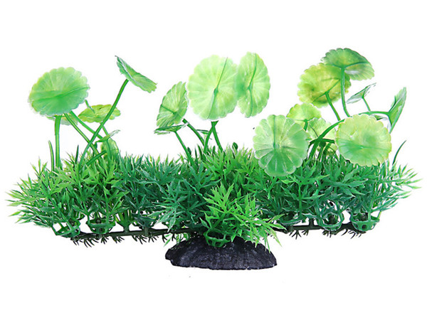 10PCS Aquarium Artificial Aquatic Grass Plants Fish Tank Ornament Plastic Resin Plant Decoration Fish Aquariums Accessory