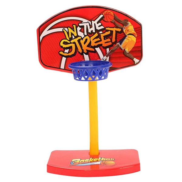 Mini Parrot Toys Shooting Basketball Stand Hoop Basket Desktop Random Color Bird Toys