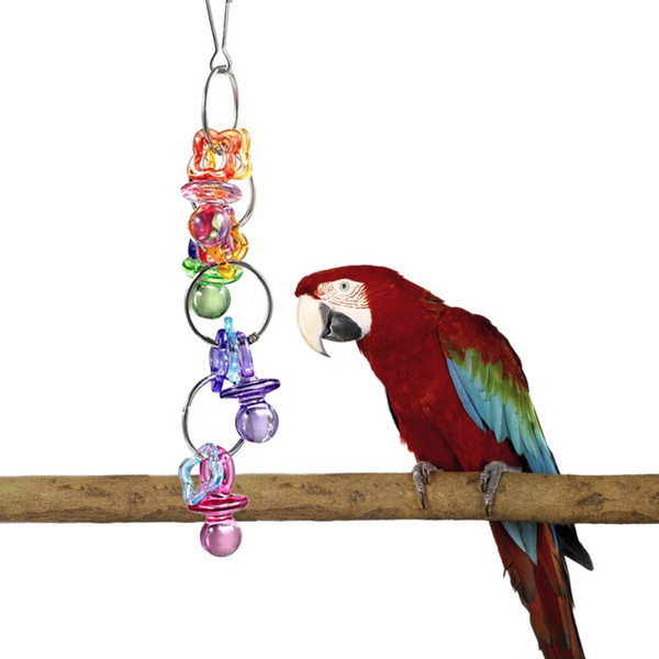 Pet Bird Toys Parrot Pendant Toy Random Color Cute For Parrots Bird