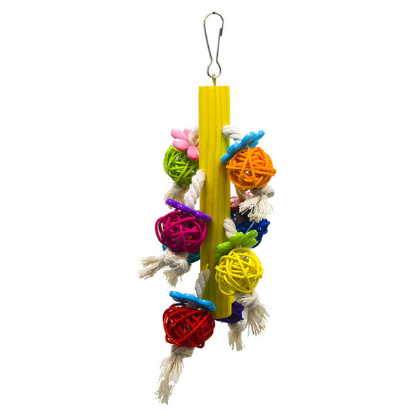 Parrot Toys Bird Toys Cage Parts Sepaktakraw Cylinder Cotton Rope Flower Bite The String Amazon Ebay