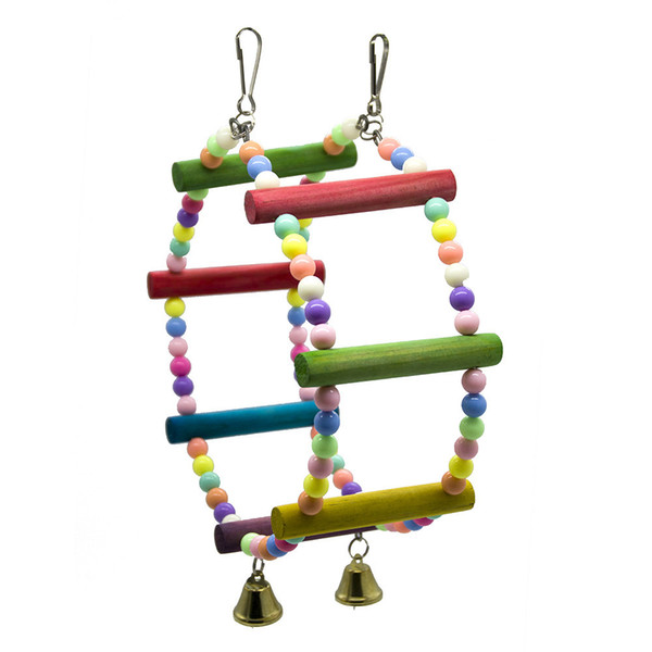 Bird Toys Parrot Toys Arch To Climb Swing Recreation Wheel Will Middle And Small Size Parrot Rings Round Swing