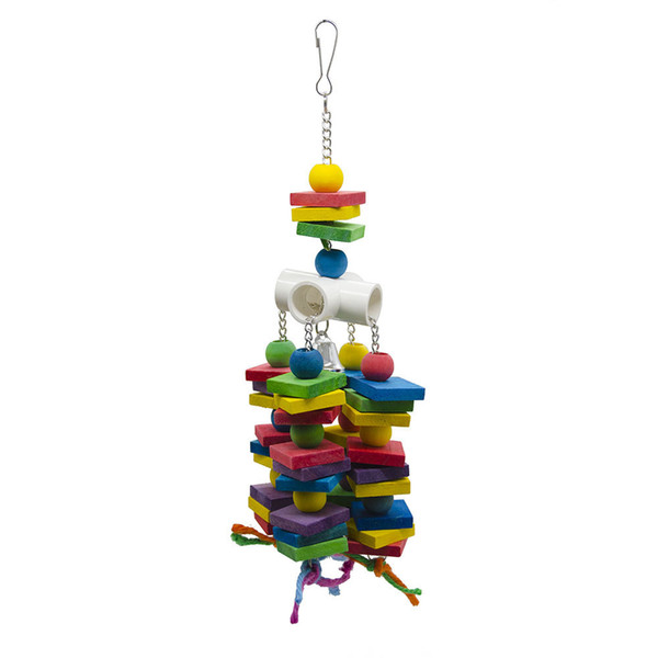 Parrot Toys Bird Toys Gnawing A String Four. Mu Zhu Wood Gnaw To Climb Toys String Bites