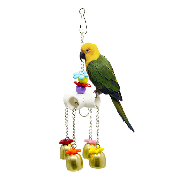 Parrot Gnaw Small Bell Wind Chime Pure Manual Products Bird Toys Small Bell Toys Cross-border Electricity Supplier For