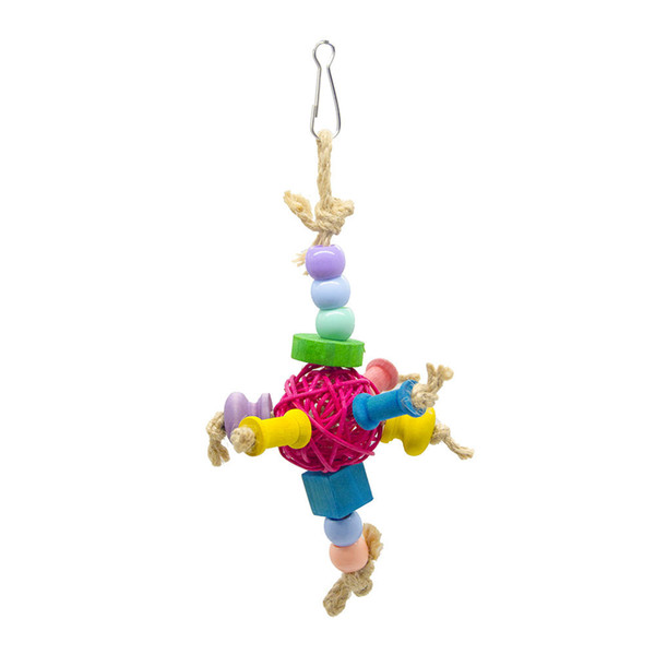 Cross Border Parrot Rattan Plaited Articles Sepaktakraw Gnaw Toys Robot Bird Toys Cross Border For 46g