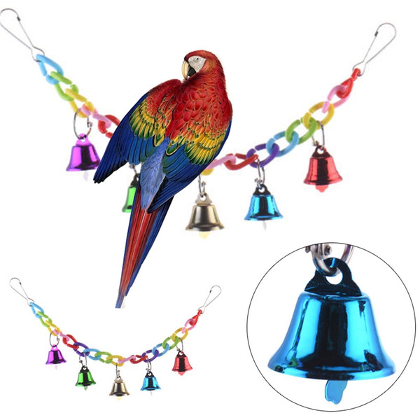 High Quality Parrot Swing Hanging Cage Toy Pet Bird Parakeet Budgie Toys Cockatiel Hammock Cage Toy For Pet New Brand