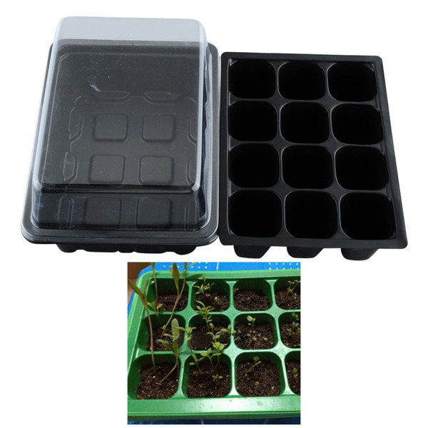 5 SET Seed Trays Plant Germination Kit Grow Starting Durable Plastic with Humidity Dome and Base 60 Cells All, Koram Plant Tags