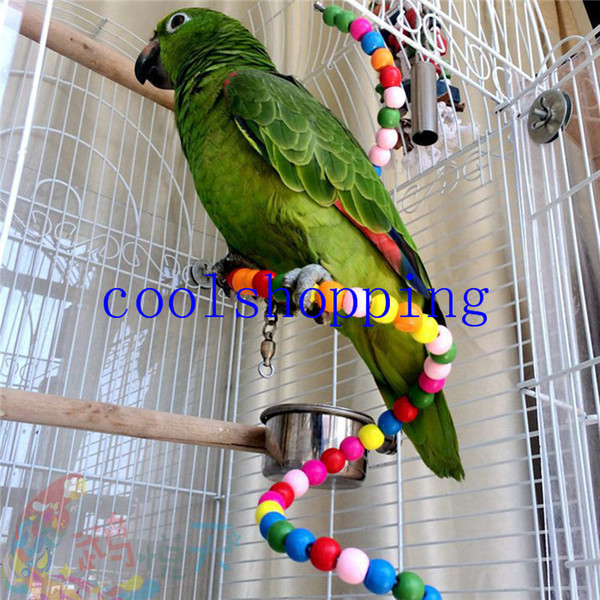 Birds Cage Toys Pets Birds toys Wooden Bird Ladder Parrot Parakeet Toy