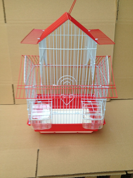 Free shipping Birdcage Hand aviculture Birdcage Parrot cage Budgerigar cage Munia Lark Birdcage