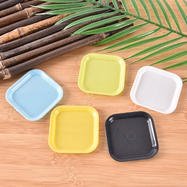 3 Pcs Plastic Plant Flower Pot Saucer Square Base Water Planter Tray Garden Tools