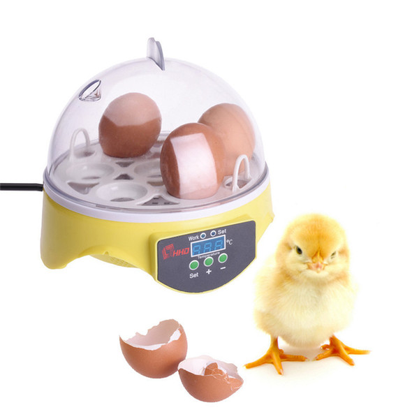 7 Digital Chicken Incubator Brooder Clear Egg Turning Incubator Hatcher Temperature Control Duck Bird Tray Automatic Incubator