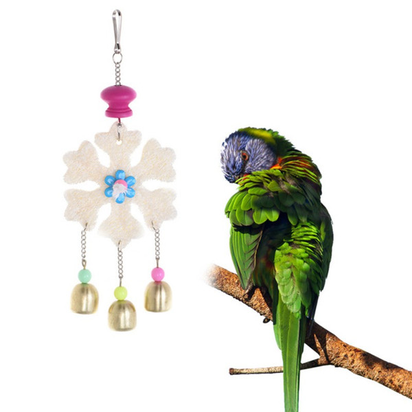 Bird Toys Small Pet Supplies Loofah Chew Bird Swing Toy For Parrots