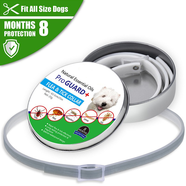 Flea and Tick Collar for dogs cats in all size - Continuous protection for 8 months free shipping