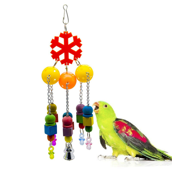 Bird Bell Toy, Bellpull Bird Toy Parrot Cage Toys Cages African Grey Conure Cockatiel