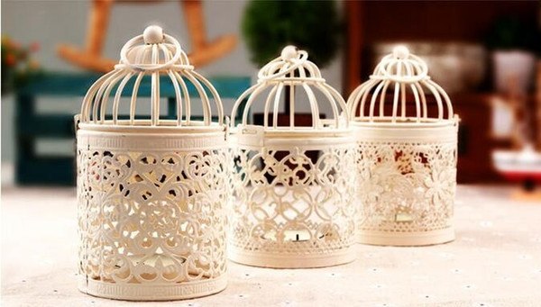 2017 New Bird Cage Decoration Candle Holders Bird Cage Wedding Candlestick DHL Fedex Free shipping #3014