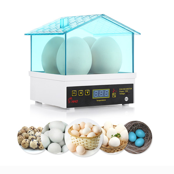 4 Mini Electric Automatic Egg Hatcher Incubor 4PCS Chicken Hatcher Machine Incubator for Chickens Ducks Gooses Eggs