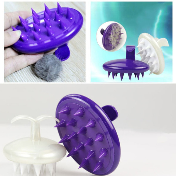 Cat Supplies Soft Silicone Pins Deshedding Brush Cat Wash Bath Clean Brush Dog Massage Comb Shower Brush Pet Accessories