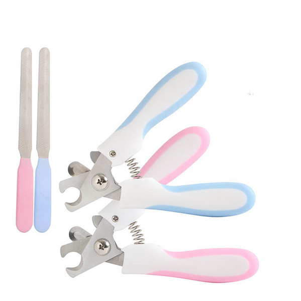 Nail Clipper Pet Dog Puppy Cat Claw Nail Clippe File Trimmer Pliers Scissors Clippers Set OPP Bag Package X372